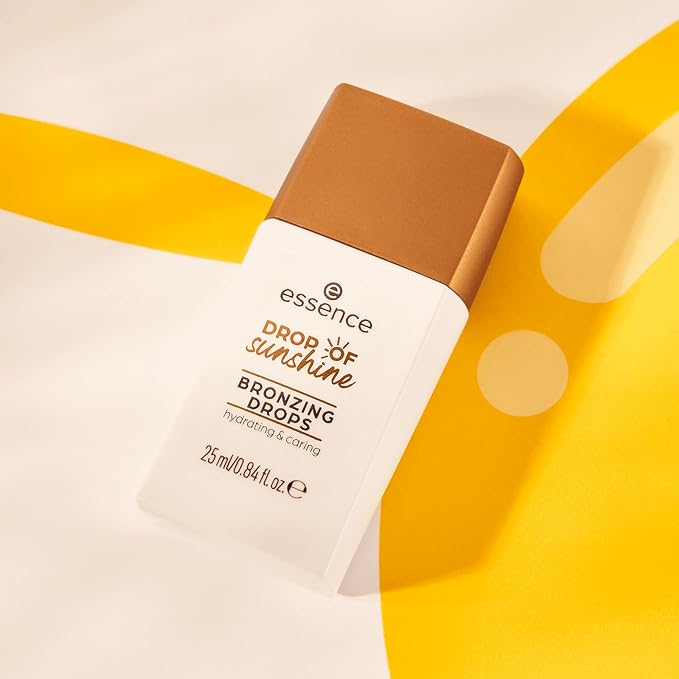 essence | Drop of Sunshine Bronzing Drops | Lightweight, Buildable, Hydrating Healthy Glow, Multi-Use Formula | Vegan & Cruelty Free