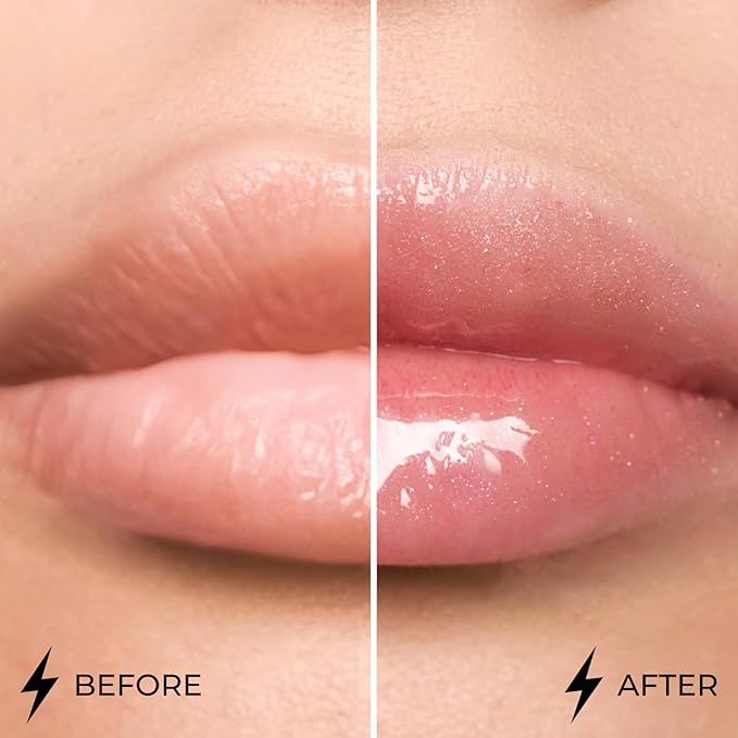 Dazzle Glow Crystal Clear Lip Gloss - Hydrating, Non Sticky, High-Glossy Lip Gloss - 401 Blossom Pink