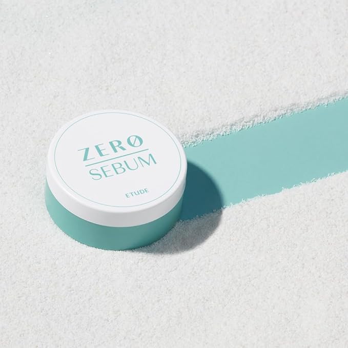 ETUDE Zero Sebum Drying Powder 4g (23AD) | Lightweight Oil Control No Sebum Loose Face Powder with 80% Mineral | Long Lasting for Setting or Foundation Makes Skin Downy, Korean Makeup, Kbeauty