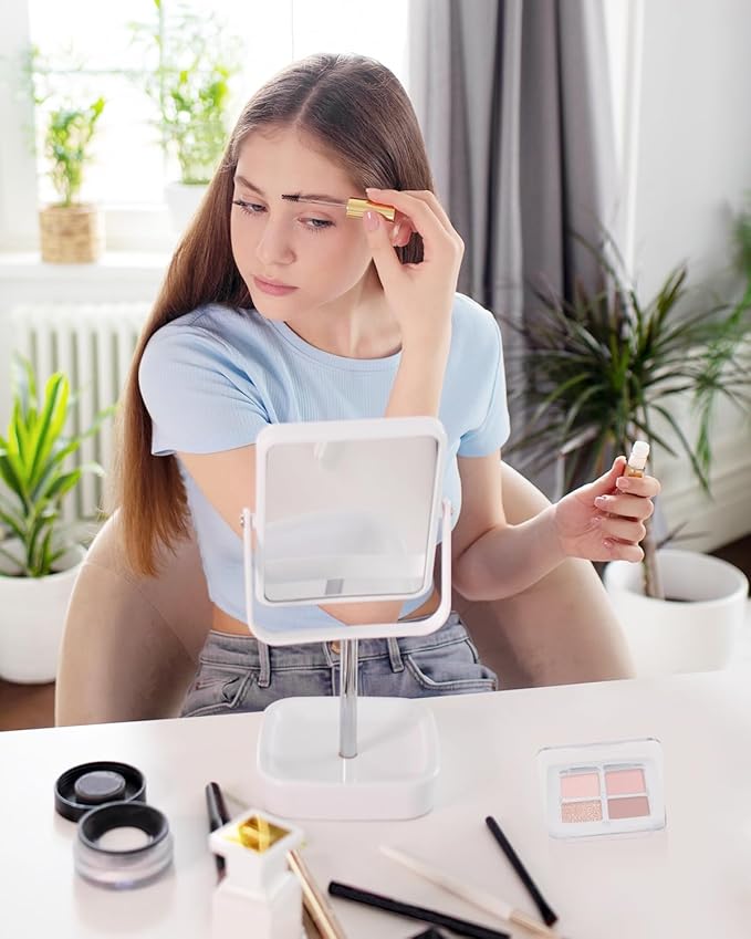 EORTA 12 Pieces Empty Makeup Palettes Box 4 Grids Eyeshadow Pigment Tray Women Refillable eyeshadow Lipstick Blush Highlighters Container Clear Square Pans for Lip Eyeshadow Paints