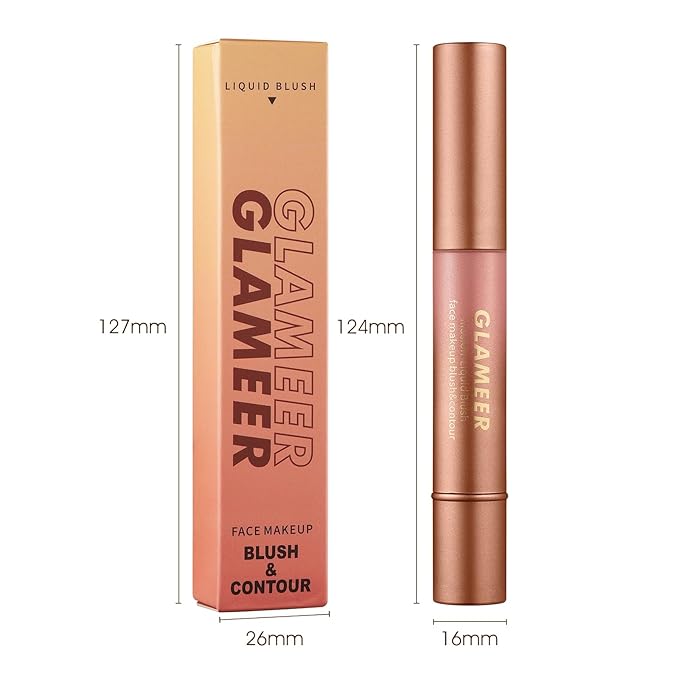 Blush Stick,Liquid Blush Stick,Silky Smooth Creamy Formula,Lightweight Blendable Blush Rouge Stick,Naturally Sculpted Look Professional Beauty Makeup Blush (01/03/05)