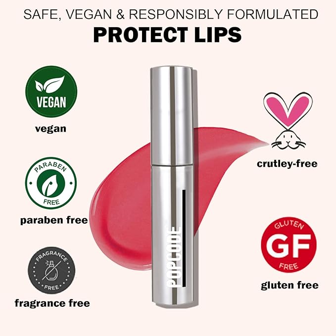 Peel Off Lip Stain - Long Lasting, Transfer Proof and Waterproof Tattoo Lip Tint, Matte Finish Lip Stain Peel Off, Infused with Vitamin E & Algin & Hydroxyacetophenone, #001 Rose Wood