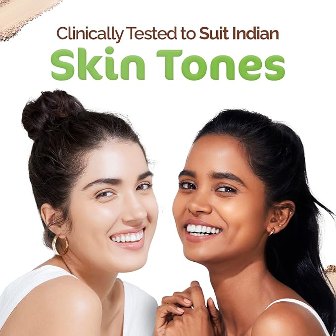 Mamaearth 12-Hour Oil Control Pressed Powder with SPF 30 (Almond Glow Shade) | Long Lasting Matte Finish with Buildable Coverage | Sun Protection with Vitamin C | Talc-Free | 0.32 Oz/9g