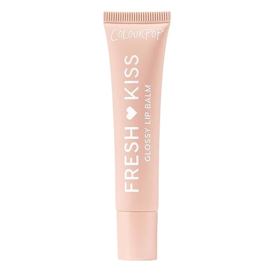 ColourPop Fresh Kiss Glossy Lip Balm - Hydrating Lip Care Enriched with Peptides, Hyaluronic Acid, Shea Butter & Vitamin E for an Ultra-Cushiony Formula - Vanilla Cake (0.49 oz)