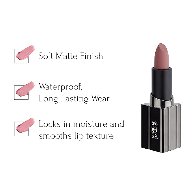MUZIGAE MANISON City Chic Trio - 05 Babe | Objet water 01 Signature & 02 Spicy & Moodwear Blur 05 Babe | K-Beauty Lip Stain Matte Lipstick