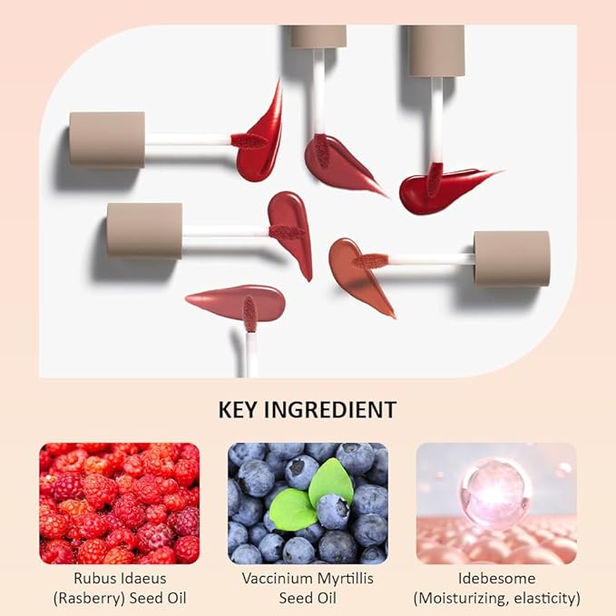 Moonshot Conscious Fit Mellow Lip Tint 01 Uni Beige+ 04 Burning Mars + 06 Supernova Red,k-beauty,