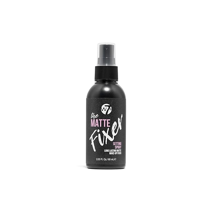 W7 The Fixer Makeup Setting Spray - Matte Finish - Long-Lasting, Ultra-Fine Formula - Cruelty Free and Vegan