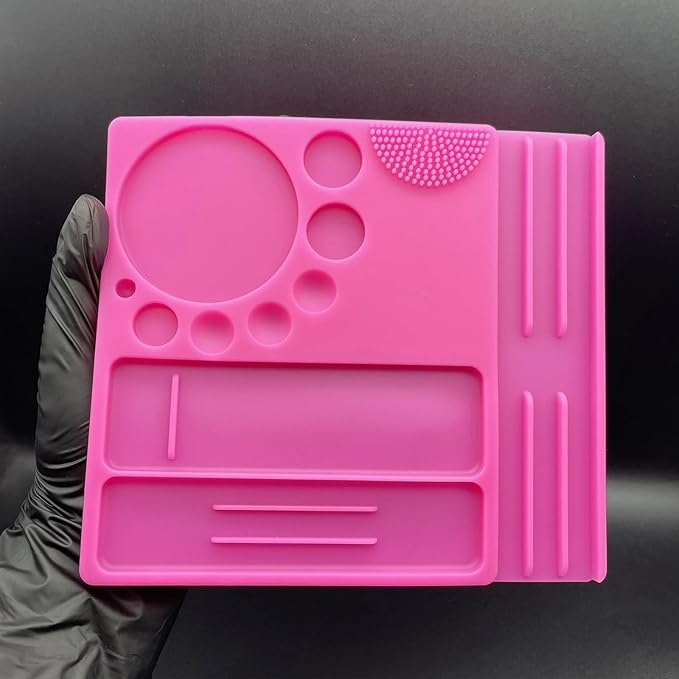 Silicone Palette for Lash Lift Brow Lamination Palette (Rose Pink)