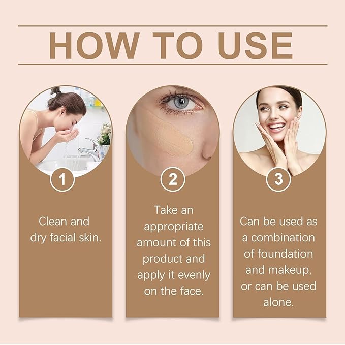 BB Tinted Moisturizer SPF 30,BB Tinted Care Primer,BB Cream Tinted Moisturizer,Full Coverage Light-Medium Skin Color Hydrating & Smoothing(Natural)