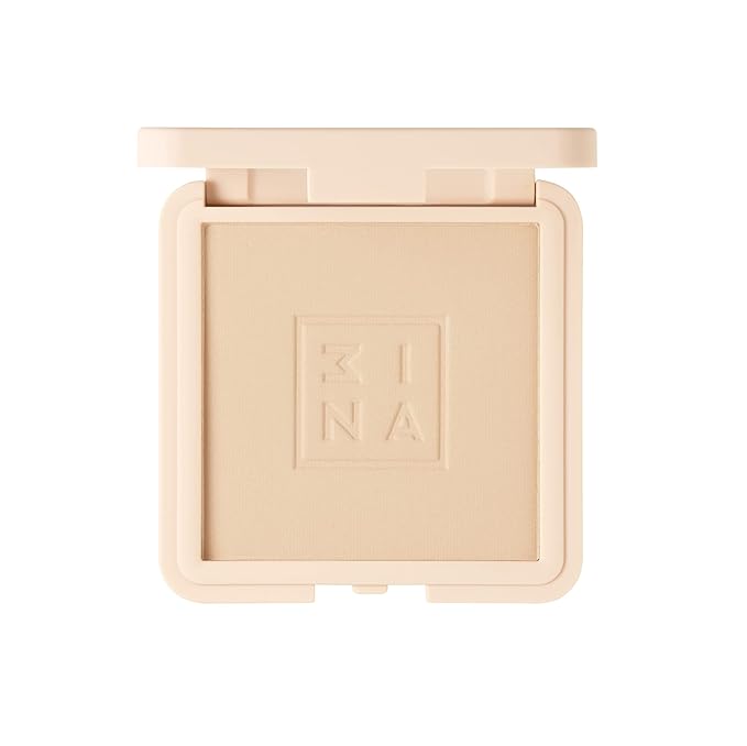 3INA The Compact Powder 602 - Gives An Even, Natural And Silky Finish - Comfortable And Luminous Texture - Easy To Blend - Uniform Coverage - Enhances The Skin Tone - Cruelty Free And Vegan - 0.44 Oz