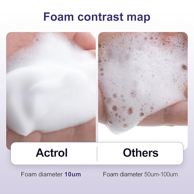 Eyelash Cleanser Concentrate 100ml Professional Lash Shampoo Foaming Cleanser Lash Wash Concentrate for Extensions Lashes with Salon Home Care-Makes 40 Bottles Grape