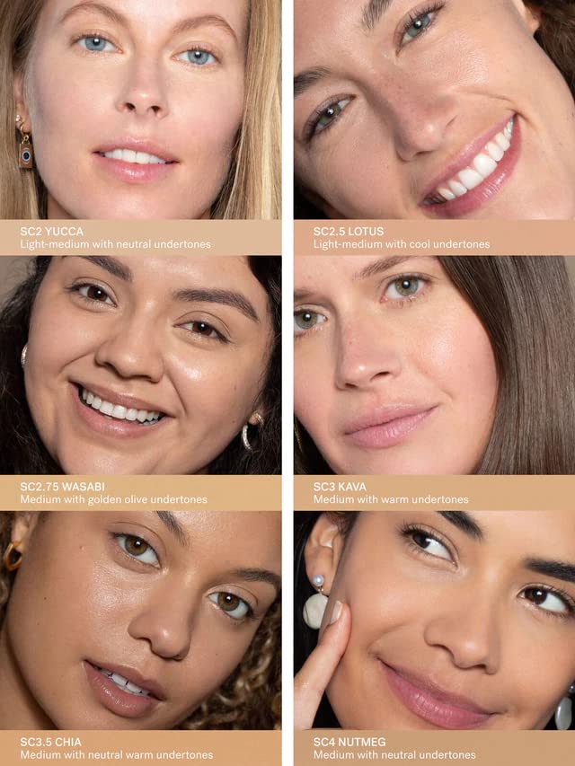 ILIA - True Skin Serum Concealer | Non-Comedogenic, Cruelty-Free, Vegan, Safe For Sensitive Skin, Reduces Appearance of Dark Circles + Blemishes (Nutmeg SC4, 0.16 oz | 5 ml)