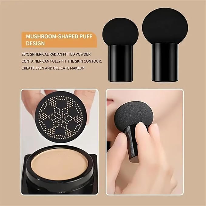 Mushroom Head Air Cushion CC Cream Foundation Makeup Concealer Makeup Base Primer Moisturizing Waterproof Natural Color