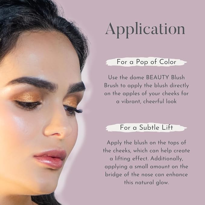 Cheek Envy Blush for Cheeks - Infused with Vitamins & Antioxidants, Long-Lasting, Buildable, Smooth Finish, Clean Beauty - Georgian Glow Makeup Blush Powder 0.88 oz