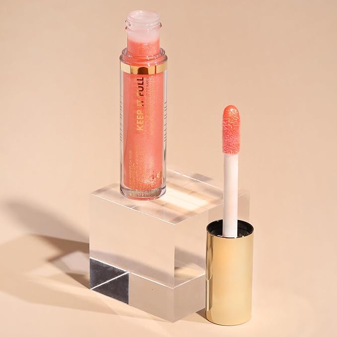 Milani Lip Gloss, Keep It Full Nourishing Lip Plumper with Hyaluronic Acid & Peptides for Soft, Fuller-Looking Lips (0.13 Fl. Oz.) Gold Dust