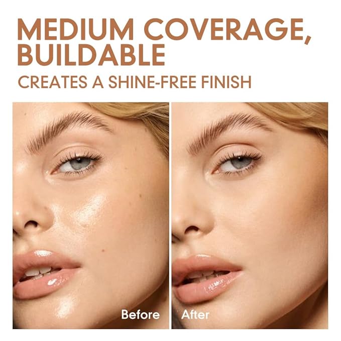 Pressed Matte Face Powder Makeup & Setting Powder for Poreless Wrinkle Blurring Contour Concealer Finishing,Lightweight,High Coverage,Shine Control (Warm Beige-Matte-05, 1.71OZ(Pack of 1))