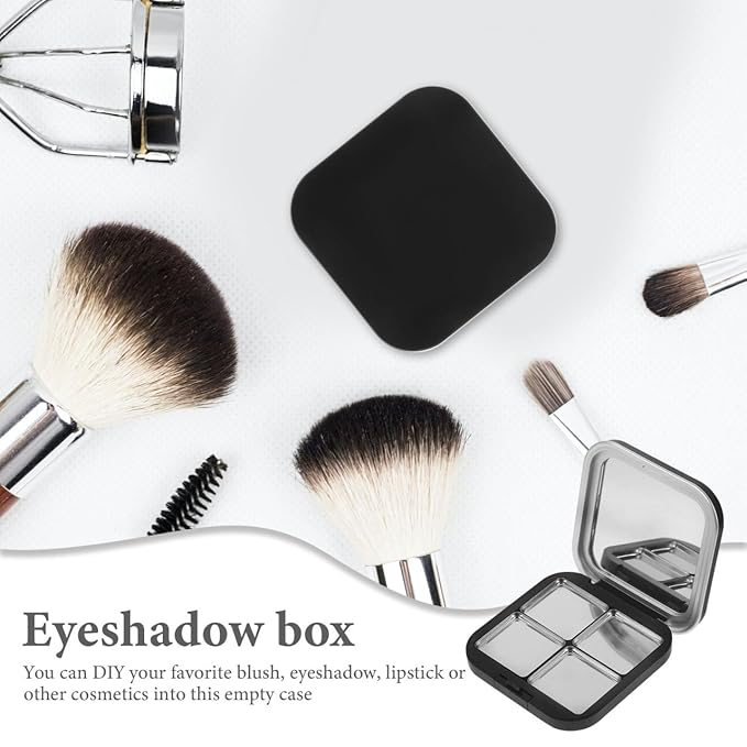 Empty Lipstick Palette Magnetic Eyeshadow Palette Makeup Foundation Blush Container with Mirror for Women