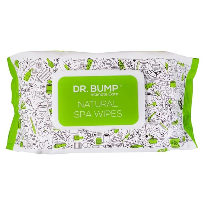 Dr. Bump Intimate Care Natural Spa Wipes with Tea Tree and Manuka Honey 80 pcs Pack of 6
