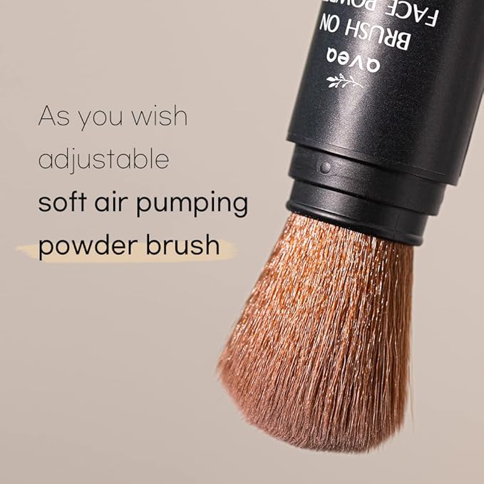 AVEA Brush On Face Powder | Daily Mineral Powder | face powder that absorbs oily skin. | Makeup Fixer Powder | Korean Skin Care l 0.141 Oz