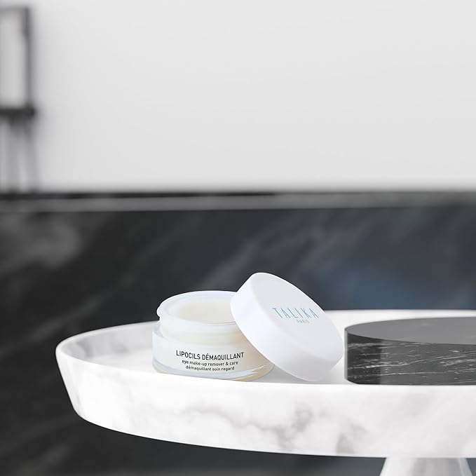 Talika Lipocils Eye Makeup Remover Balm | Eye Cleanser For All Skin Types | Gently removes Mascara, Eyeliner and Brow Gel | Lengthening and Strengthening Lashes and Brows