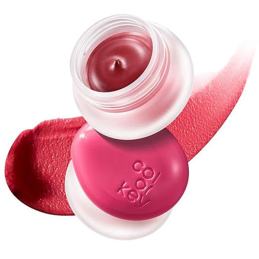 COLORKEY Bouncy Multi-Purpose Mud, Lip Tint, cheek, Moist Fit Without Stickiness, non-sticky, Creamy Soft Texture,Smudge-Proof (Q01-Berry Gelato, 4.5g)