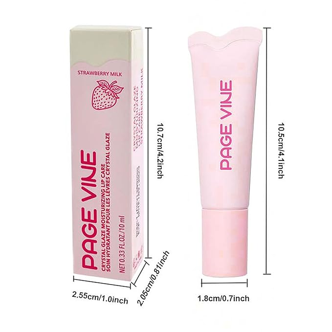 4 Colors Hydrating Jelly Lip Gloss, Moisturizing Tinted Lip Balm, Long Lasting Waterproof Non-Stick Cup Lip Glaze Set, High Shine Mirror Liquid Lipsticks Brighten Plumping Lipstick