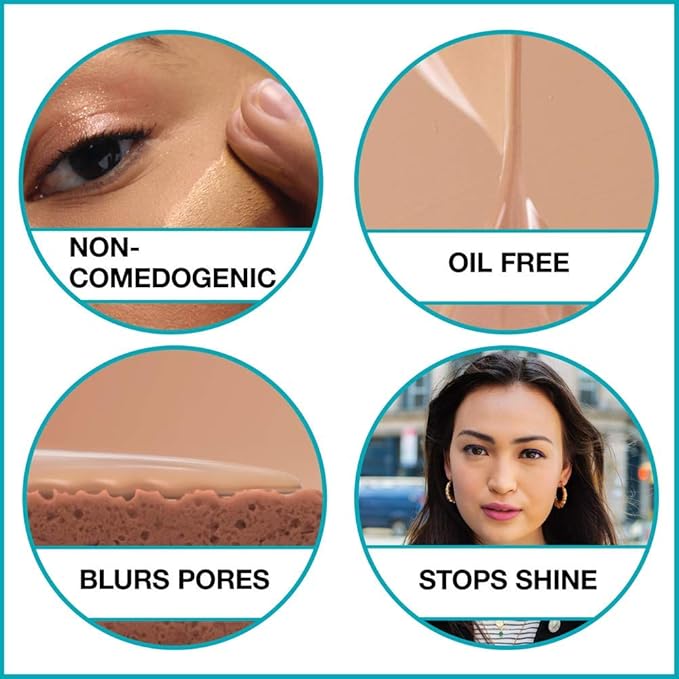 Maybelline New York Fit Me Matte + Poreless Liquid Foundation, Pouch Format, 130 Buff Beige, 1.3 Ounce