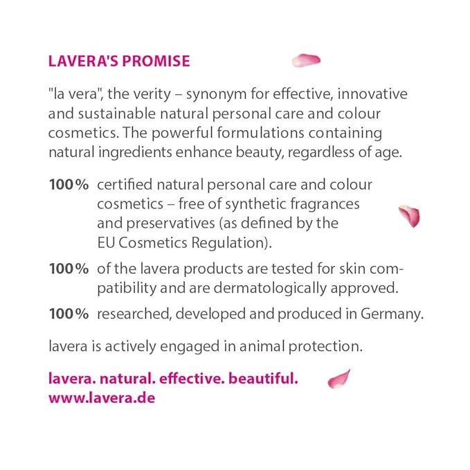 lavera Basis Sensitive Cleansing Milk - Facial Cleanser with Aloe Vera & Shea Butter for Soft Skin - Make Up Remover - Face Wash - PETA Certified - Vegan - Made in Germany - 4.3 Fl Oz