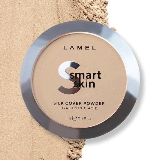 Smart Skin Silk Compact Powder - Long Lasting Pressed Finishing Powder - Oil Control Makeup, Suitable for Dry Skin, Lightweight Formula - 403 Ivory 0.28 oz