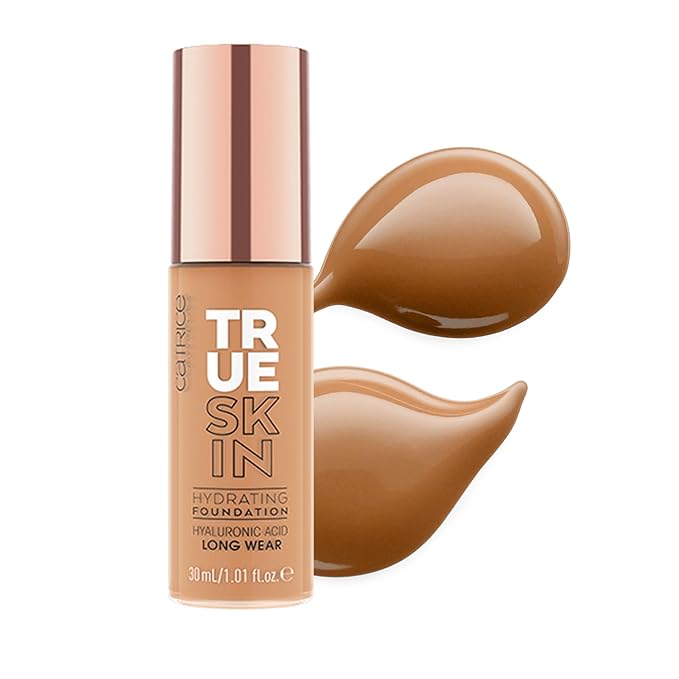 Catrice | True Skin Foundation 70 & The Hydrator Plump & Fresh Primer Bundle | Full Coverage Makeup | Vegan & Cruelty Free