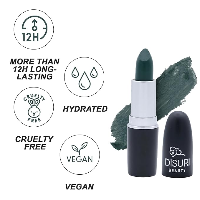 Matte Bullet Long Wear Lipstick - Vegan and Cruelty-Free - Smudge and Waterproof Matte Lipstick with Moisturizing Formula - All Day Comfort - (Slate Chic #15)