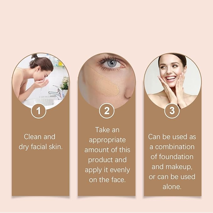 2Pcs BB Blur Tinted Moisturizer SPF 30,BB Tinted Care Primer, BB Cream Tinted Moisturizer,Hydrates & Smooths Your Skin. (Wheat)
