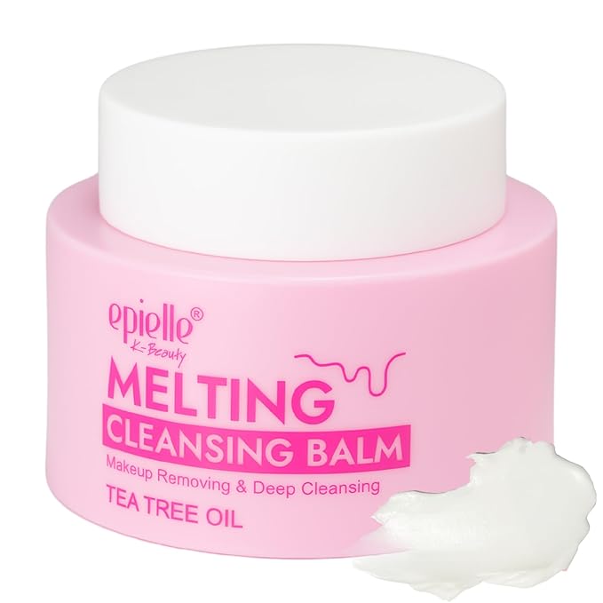 Epielle Melting Cleansing Balm (1.05oz) Gentle Makeup Remover & Deep Cleanser for All Skin Types, Hydrating Formula, Travel Friendly Size, Spa Gifts for Women