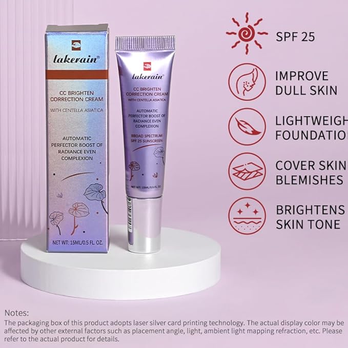 Color Correcting CC Cream with Centella Asiatica (Purple, 02)