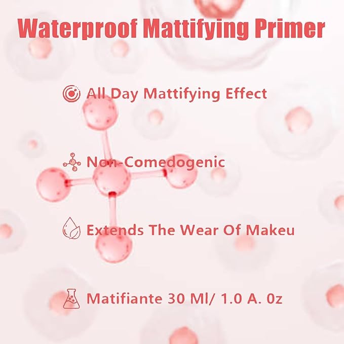 Oil Sucker, Extreme Mattifying Alkaline Primer, Natural matte Primer, Long-lasting waterproof eyeshadow primer for All Skin Types (1)
