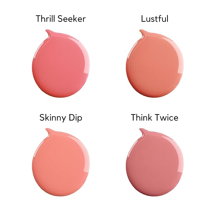 W7 Cheeky Dip Liquid Blusher - Pigmented Colour For Cheek Makeup - Satin Matte Finish - Skinny Dip (Pink)