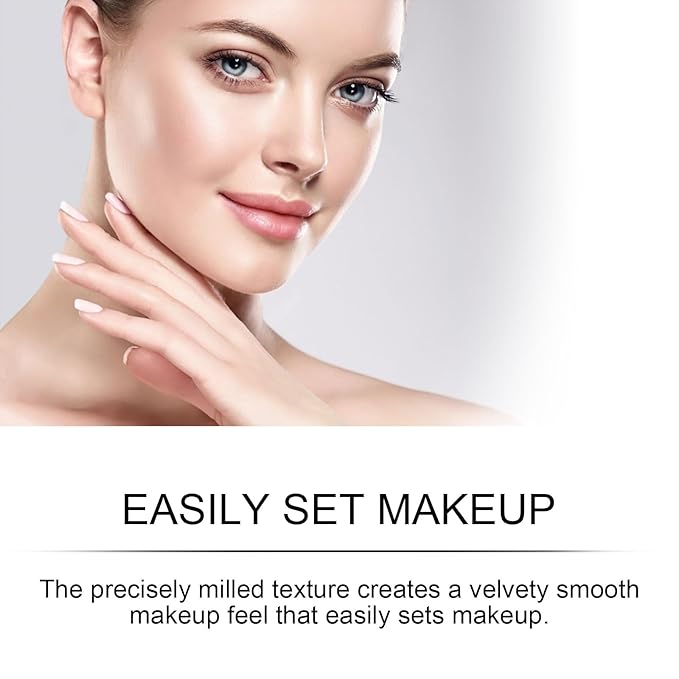 Beauty Blurring Powder,Blurring Setting Powder Waterproof Setting Powder,Pink Setting Powder Makeup for Dry Oily Skin Beauty Setting Powder Powder Loose Setting for All Skin Tones (1PCS, 1.76 Fl Oz)