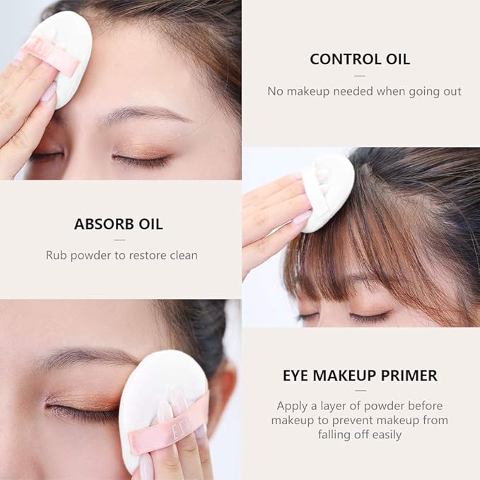 HEXZE Loose Face Powder Mineral, Mattifying Setting Powder, Blurring Pores, Baking Controls Shine, Lightweight Long Lasting 0.24 Oz, T30 Pink