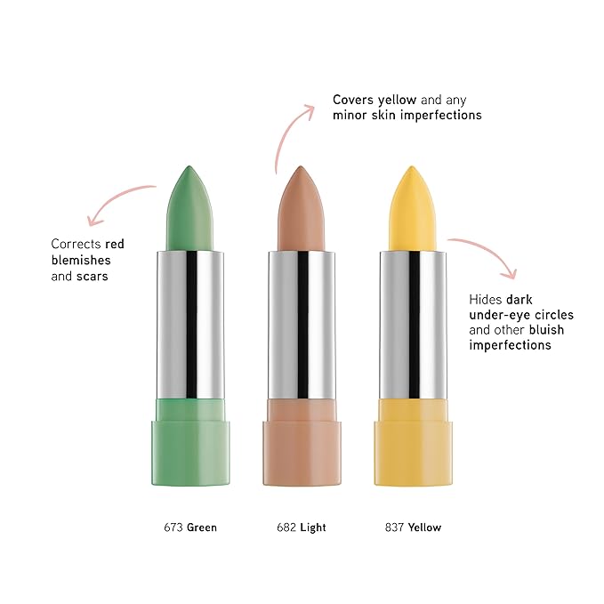 Physicians Formula Gentle Cover Concealer Stick, Yellow For Blemishes, Under-Eye Circles & Skin Imperfections