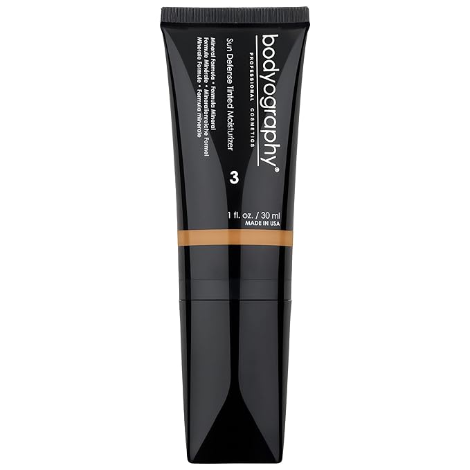 Bodyography Sun Defense Tinted Moisturizer - Nourishes and Defends Skin (Dark)