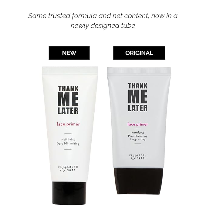 Elizabeth Mott Thank Me Later Long-Lasting Makeup Gripping Formula Face Primer (30g) & Elizabeth Mott Thank Me Later Face Serum (100ml)