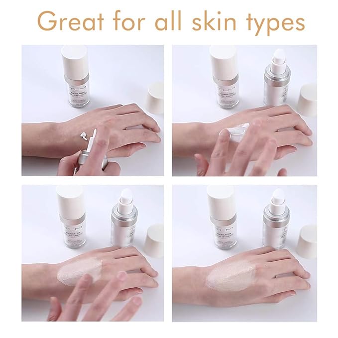 1 PC Spf15 TLM HD Full Coverage Foundation Moisturizer All Day Flawless Concealer Magic Cream Color Changing Foundation Liquid