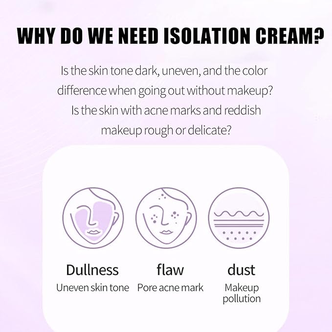 3 In 1 Hydrating Primer for Face Before Makeup, Makeup Primer for Face, One Step Color Corrector for Dark Circles Even Skin Tone, Oil Control Skin Corrector, Radiance Sheer Finish, Purple Pink Green