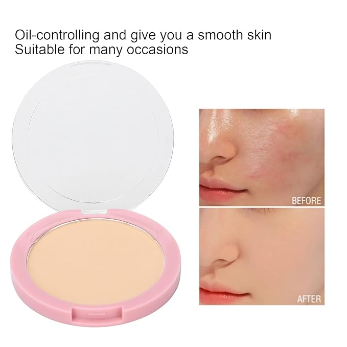 Makeup Powder, Sweatproof Pressed Finishing Powder Long‑Lasting Long Lasting Pressed Powder Oil Control Pressed Powder For For Makeup(111, Reindeer)