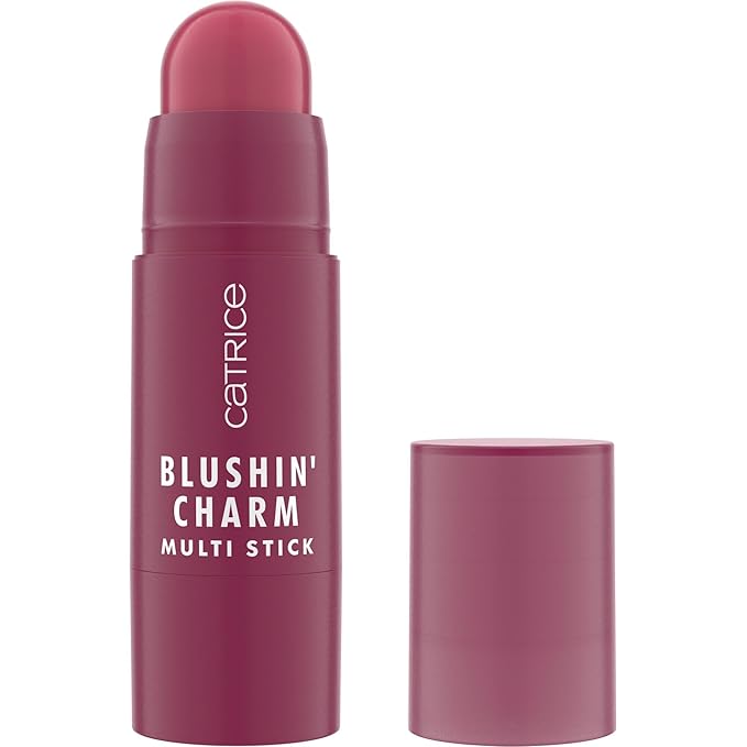 Catrice | Blushin' Charm Multi Stick | Creamy, Multi-Use Blush & Lip Tint | Buildable Dewy Finish | Vegan & Cruelty Free (030 Ruby Darling)
