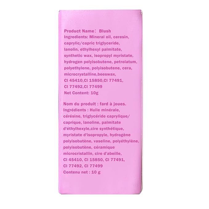Cream Blush Stick Multi-Use Makeup Blush Stick for Lip and Cheeks Tint Solid Moisturizer Waterproof Cream Blush Natural Face Blush Makeup for All Skin Tones-04 Rose Pink