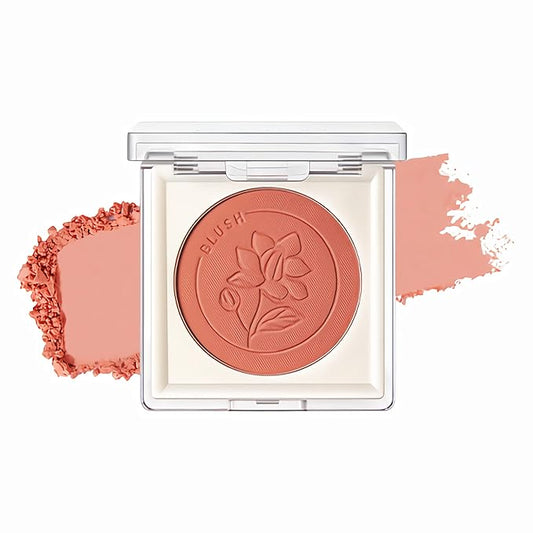 FOCALLURE Powder Palette Blush, Matte Mineral Blush Powder, Bright Shimmer Face Blush Makeup, Contour and Highlight Blush Palette, Highly Pigmented, Long Lasting, Waterproof, Blendable, #401