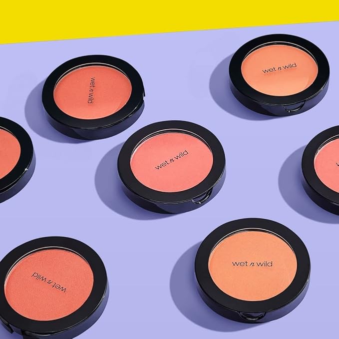 wet n wild Color Icon Blush, Effortless Matte Natural Sheer Glow & Seamless Blend, Luxuriously Infused Smooth Jojoba Oil, Cruelty-Free & Vegan - Pearlescent Pink(Packaged)