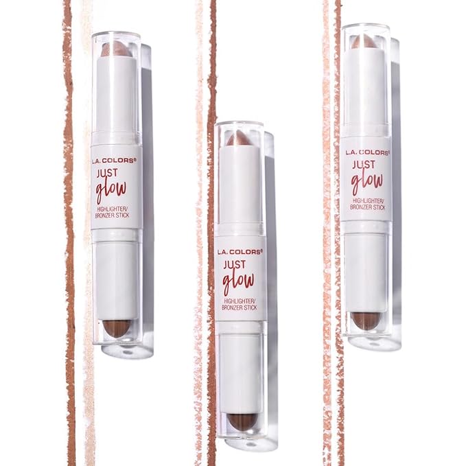 L.A. COLORS Just Glow Highlighter/Bronzer Stick, Copper Haze CCS596