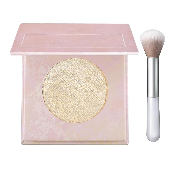 Beige Glittering Face Palette,Stereo for Face Retouching, Eye Shadow Highlighting Shadow Finish Palette, Natural,Low Saturation Makeup Contour Face Palette